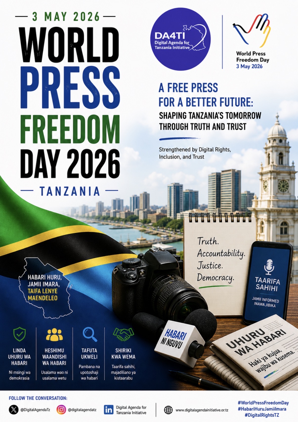 DA4TI joins World Press Freedom Day 2026.